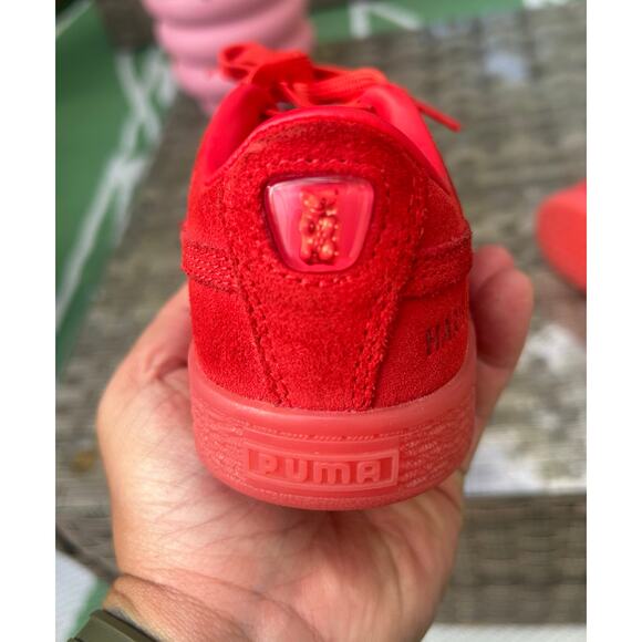 Puma Suede x Haribo Gummi Bears Red Sneakers Kids Size 12C - Picture 8 of 9